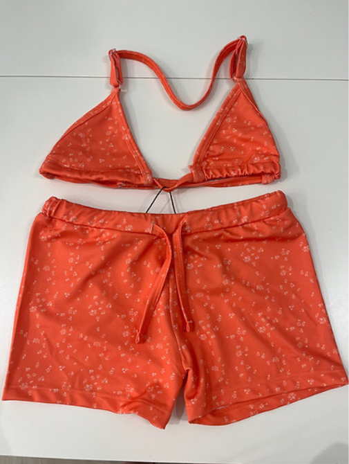 Costume due pezzi rosso